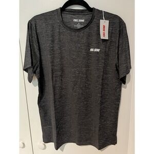 NWT Full Send Fitness Compression Shirt Mens‎ Medium Short Sleeve Gray